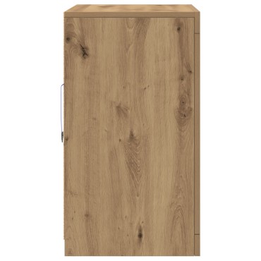 vidaXL Τραπέζι με LED φώτα Artisan Oak 41x37x67cm