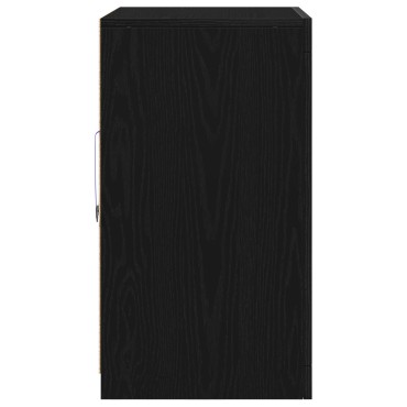 vidaXL Σαλονάκι με LED Φώτα Μαύρη Δρυς 41x37x67cm