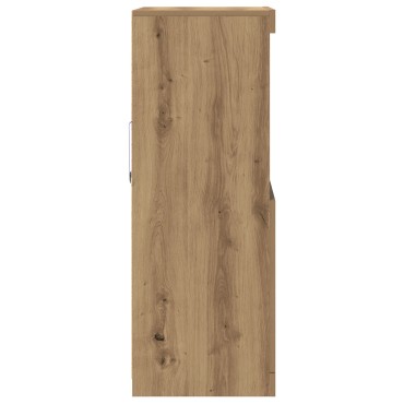 vidaXL Σαλονάκι με Φωτιστικά LED Ξύλο Artisan 60x37x100cm 1 τεμ.