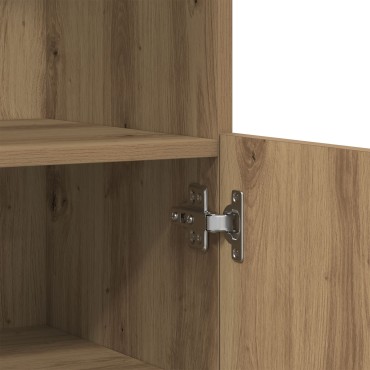 vidaXL Σαλονάκι με Φωτιστικά LED Ξύλο Artisan 60x37x100cm 1 τεμ.