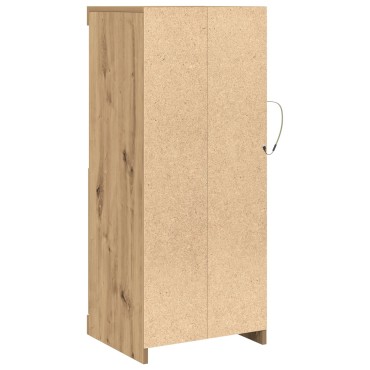 vidaXL Μπουφέ με LED Φώτα στην απόχρωση Artisan Oak 41x37x100cm 1 τεμ.