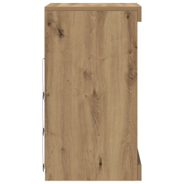 vidaXL Μπουφές με LED Φωτισμό Artisan Oak 41x37x67cm 1 τεμ.