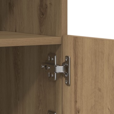 vidaXL Μπουφές με LED Φωτισμό Artisan Oak 41x37x67cm 1 τεμ.