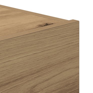 Κομοδίνο vidaXL με LED Φωτιστικά Artisan Oak 45x40x55cm 1 τεμ.