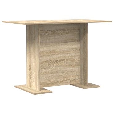 vidaXL Τραπέζι Φαγητού Σονομά Οξιά 110x60x75cm Επεξεργασμένο Ξύλο 1 τεμ.