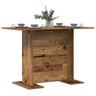 vidaXL Τραπέζι Φαγητού από Παλιό Ξύλο 110x60x75cm Επεξεργασμένο Ξύλο 1 τεμ.
