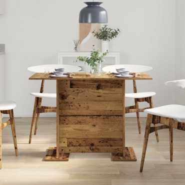 vidaXL Τραπέζι Φαγητού από Παλιό Ξύλο 110x60x75cm Επεξεργασμένο Ξύλο 1 τεμ.