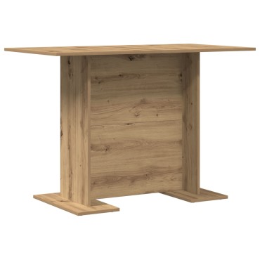 vidaXL Τραπέζι Φαγητού Artisan Oak 110x60x75cm Επεξεργασμένο Ξύλο 1 τεμ.