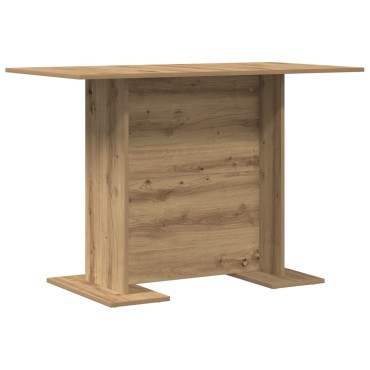 vidaXL Τραπέζι Φαγητού Artisan Oak 110x60x75cm Επεξεργασμένο Ξύλο 1 τεμ.