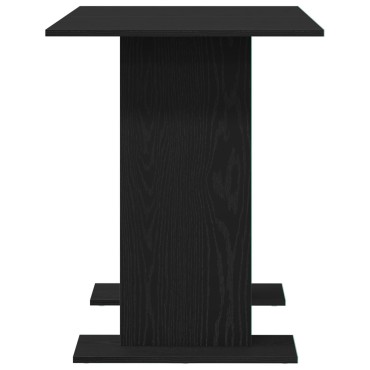 vidaXL Τραπέζι Τραπεζαρίας Μαύρη Δρυς 110x60x75cm Επεξεργασμένο Ξύλο 1 τεμ.