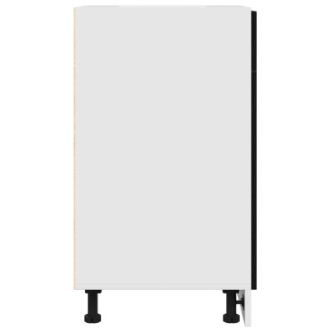 vidaXL Κάτω Ντουλάπι Συρταριού - Μαύρη Δρύς, 40x46x81.5 cm Φτιαγμένο από Επεξεργασμένο Ξύλο