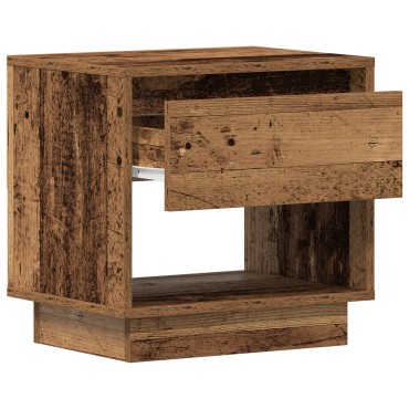 vidaXL Κομοδίνο Παλιού Ξύλου 45x34x44cm Κατασκευασμένο από Ξύλο 1 τεμ.