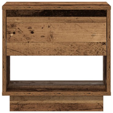 vidaXL Κομοδίνο Παλιού Ξύλου 45x34x44cm Κατασκευασμένο από Ξύλο 1 τεμ.