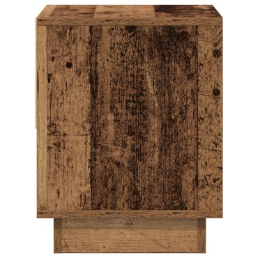 vidaXL Κομοδίνο Παλιού Ξύλου 45x34x44cm Κατασκευασμένο από Ξύλο 1 τεμ.