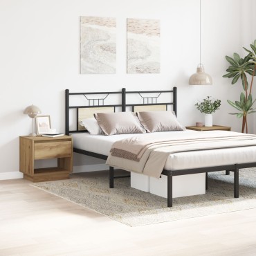 vidaXL Κομοδίνο 2 τεμ. Καρυδί 45x34x47cm Ξύλο Γεννητριών