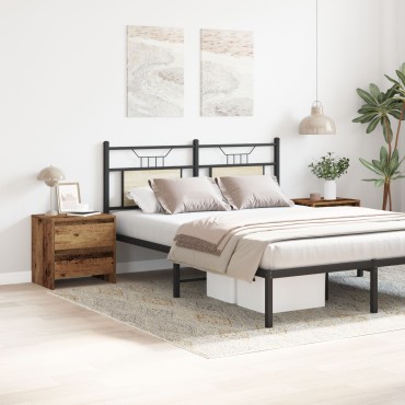 vidaXL Κομοδίνο 2 τεμ. Παλιό Ξύλο 45x34x44,5cm Επεξεργασμένο Ξύλο