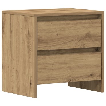 κομοδίνο vidaXL από τεχνητό ξύλο δρυός 45x34x44,5cm 1 τεμ.