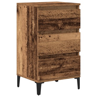 vidaXL Κομοδίνο Παλιού Ξύλου 40x35x70cm Κατασκευασμένο Ξύλο 1 τεμ.
