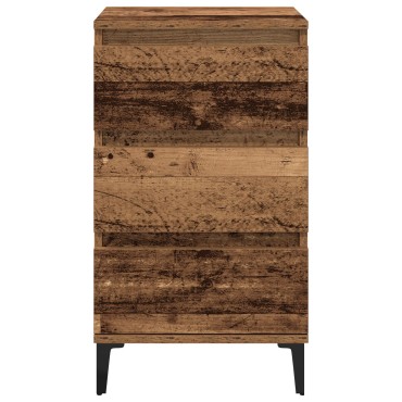 vidaXL Κομοδίνο Παλιού Ξύλου 40x35x70cm Κατασκευασμένο Ξύλο 1 τεμ.