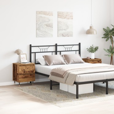 vidaXL Κομοδίνα 2 τεμ. Παλαιού Ξύλου 40x35x50cm Κατασκευασμένο Ξύλο