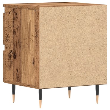vidaXL Κομοδίνα 2 τεμ. Παλαιού Ξύλου 40x35x50cm Κατασκευασμένο Ξύλο