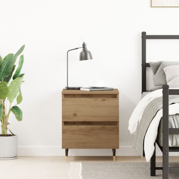 vidaXL Κομοδίνο Artisan Oak 40x35x50cm Κατασκευασμένο από τεχνητό ξύλο 1 τεμ.