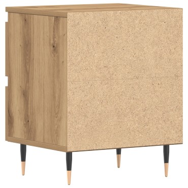 vidaXL Κομοδίνο Artisan Oak 40x35x50cm Κατασκευασμένο από τεχνητό ξύλο 1 τεμ.