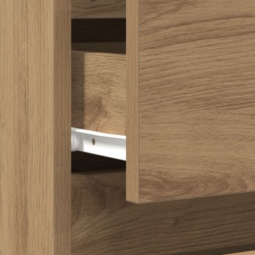 vidaXL Κομοδίνο Artisan Oak 40x35x50cm Κατασκευασμένο από τεχνητό ξύλο 1 τεμ.