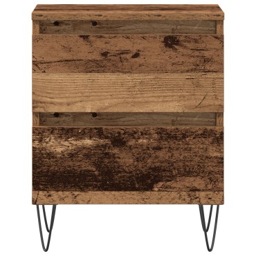 vidaXL Κομοδίνο Παλιού Ξύλου 40x35x50cm Τεχνητό Ξύλο 1 τεμ.