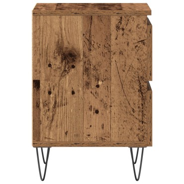 vidaXL Κομοδίνο Παλιού Ξύλου 40x35x50cm Τεχνητό Ξύλο 1 τεμ.
