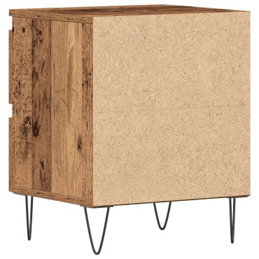 vidaXL Κομοδίνο Παλιού Ξύλου 40x35x50cm Τεχνητό Ξύλο 1 τεμ.