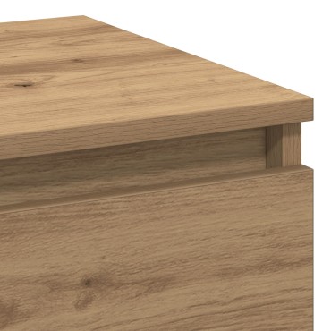 vidaXL Κομοδίνο Artisan Oak 40x35x50cm Κατασκευασμένο ξύλο 1 τεμ.