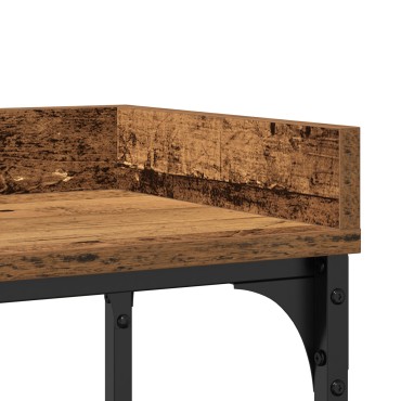 vidaXL Κονσόλα από Ξύλο με Διαστάσεις 100x30x80cm, Από Μηχανικά Ξύλα και Σίδερο 1 τεμ.