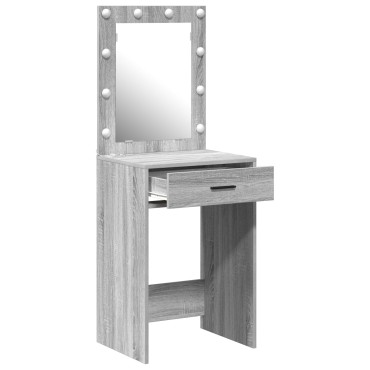 vidaXL Βαθμολόγηση με LED Φώτα Γκρι Σοσόν 50x41x135 εκ