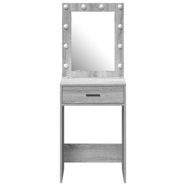 vidaXL Βαθμολόγηση με LED Φώτα Γκρι Σοσόν 50x41x135 εκ