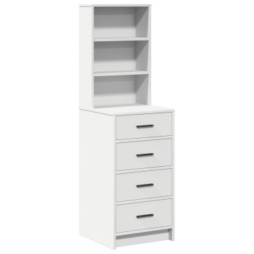 vidaXL Υψηλός θρόισμα Λευκό 40x41x135cm Επεξεργασμένο Ξύλο 1 τεμ.