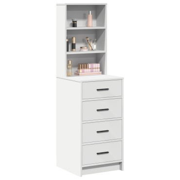 vidaXL Υψηλός θρόισμα Λευκό 40x41x135cm Επεξεργασμένο Ξύλο 1 τεμ.