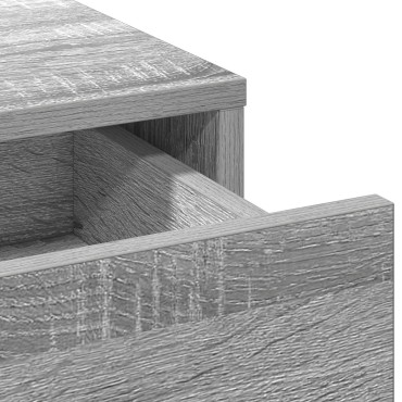 vidaXL Υψηλό ντουλάπι Γκρι Σονομά 40x41x135cm Επεξεργασμένου Ξύλου 1 τεμ.