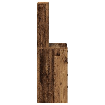 vidaXL Υψηλό ντουλάπι από παλιό ξύλο 40x41x135cm Κατασκευασμένο από μοριοσανίδα 1 τεμ.