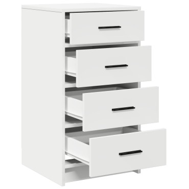 vidaXL Μπουφές Λευκό 40x41x75cm Επεξεργασμένου Ξύλου 1 τεμ.