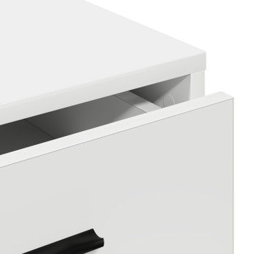 vidaXL Μπουφές Λευκό 40x41x75cm Επεξεργασμένου Ξύλου 1 τεμ.