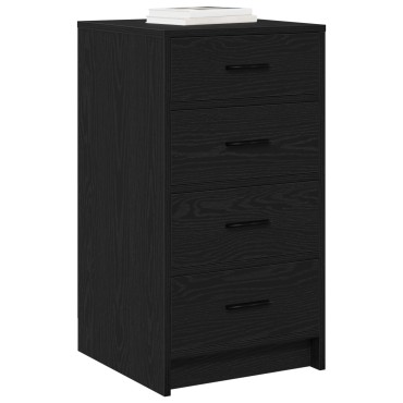 vidaXL Μπουφές Μαύρης Δρυός 40x41x75cm Επεξεργασμένο Ξύλο 1 τεμ.