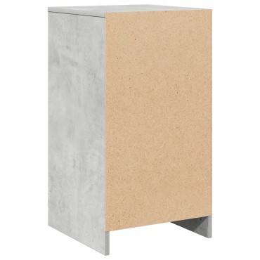 vidaXL Μπουφές Γκρι Σκυρόδεμα 40x41x75cm Επεξεργασμένο Ξύλο 1 τεμ.