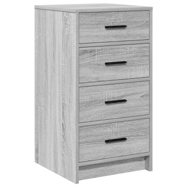 vidaXL Μπουφές Γκρι Σονομα 40x41x75cm Επεξεργασμένο Ξύλο 1 τεμ.