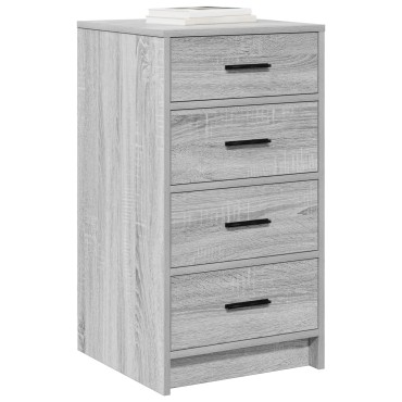 vidaXL Μπουφές Γκρι Σονομα 40x41x75cm Επεξεργασμένο Ξύλο 1 τεμ.