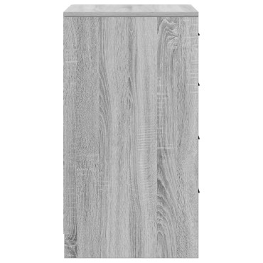 vidaXL Μπουφές Γκρι Σονομα 40x41x75cm Επεξεργασμένο Ξύλο 1 τεμ.