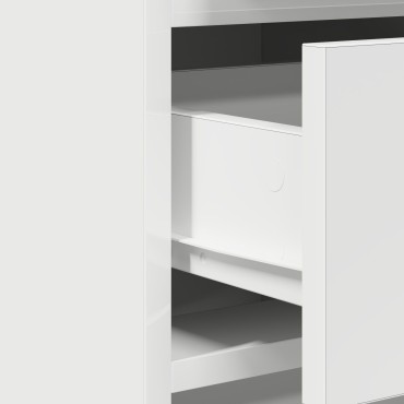 vidaXL Μπουφές Λευκό 40x41x75cm Κατασκευασμένο από Ξύλο 1 τεμ.