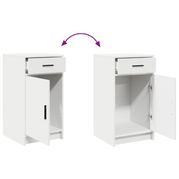 vidaXL Μπουφές Λευκό 40x41x75cm Κατασκευασμένο από Ξύλο 1 τεμ.