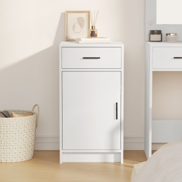 vidaXL Μπουφές Λευκό 40x41x75cm Κατασκευασμένο από Ξύλο 1 τεμ.