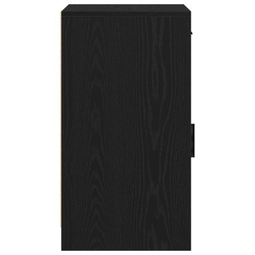 vidaXL Μπουφές Μαύρο Δρυς 40x41x75cm Επεξεργασμένο Ξύλο 1 τεμ.